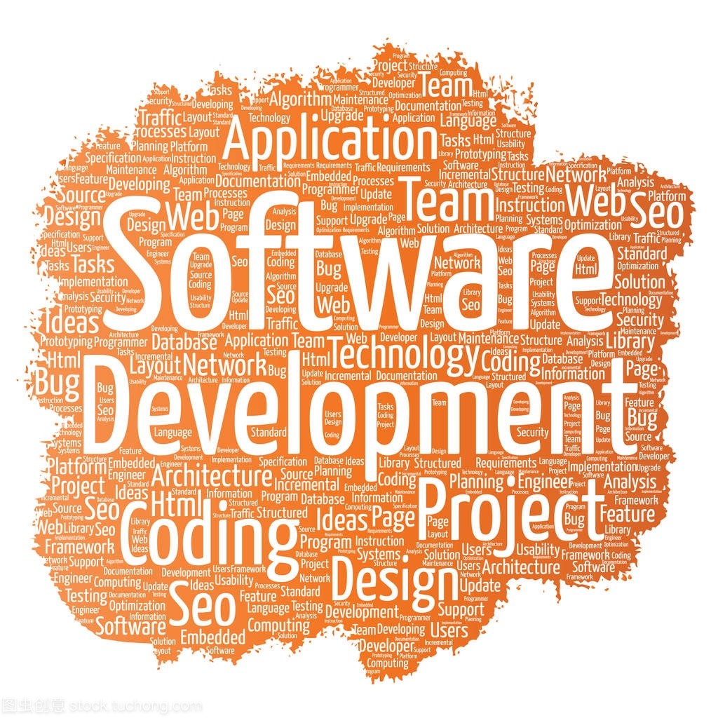 軟件開發詞云